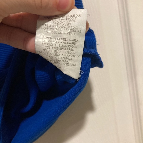 Lily Star Women’s Mini Skirt Blue Sz. XL - Picture 5 of 5